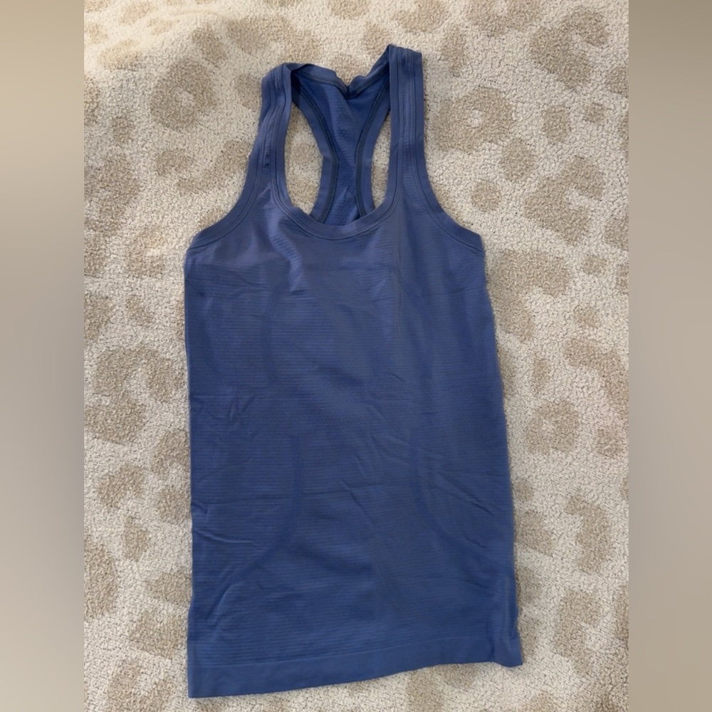 lululemon athletica Blue Tank Top